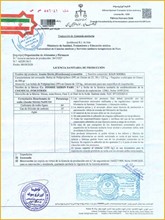 IR FDA CERTIFICATE.SPANISH VERSION